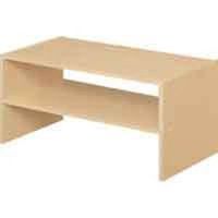 horizontal closet organizer, 11 1/2in. x 24in. x 11 1/2in. maple