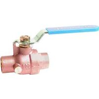 Ball Valve Cxc Ends with Waste, 1/2"