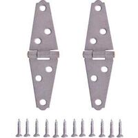 Light Duty Strap Hinge Galvanized, 2in.