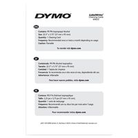 dymo printer cleaning cards, 3.5in. x 6in.