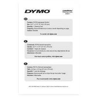 Dymo Printer Cleaning Cards, 3.5" x 6"