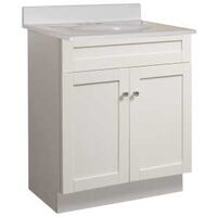 Combo Heartland Vanity, 24in. x 18in. White