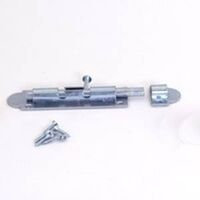 Barrel Bolt Zinc, 4in.