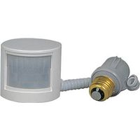outdoor motion activated light, grey