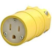 female cord connector, 15a x 125v