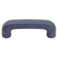 ceramic pull matte blue, 3in. 