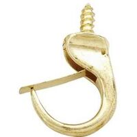 Safety Hooks Polished Brass, 1 1/4"