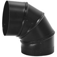 1773902 - 5" 24GA BLACK ADJUST ELBOW