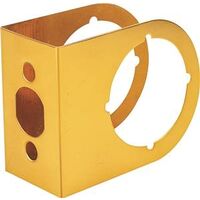 Door Reinforcer, 4in. x 3in. Brass