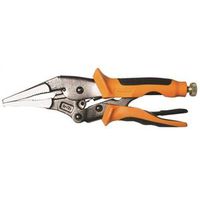 long nose locking pliers, 9in.
