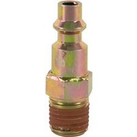 air hose coupler industrial plug, 1/4in. mpt