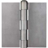 weld sw blank door hinge plain steel, 3in.
