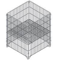 1830850 - 2X2 BLACK BIN ADJ SHELF GRID