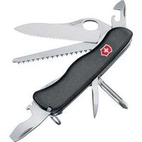 One Hand Trekker Lock Blade Swiss Army Pocket Knife, 4 3/8in.