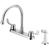 FAUCET KITCHEN 8IN 2LEVER CHRM