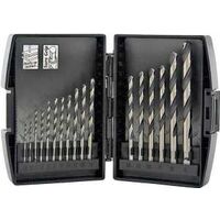 PVb Drill Bit Set, 1/16in.-3/8in. 17 Pc