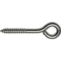 #108 medium steel eye screws zinc