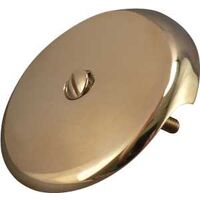 Bath Drain Face Plate, Polished Brass