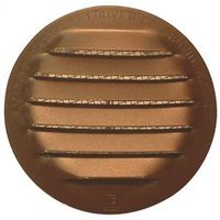 1892900 - 2" RND ALUM SCREEN LOUVER BRN