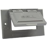 1897214 - 1G GRAY GFCI OUTLET COVER