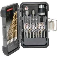 Screwdriver & Adapter Hex Shank Drill Bit Set, 21 Pc