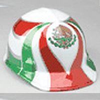 mexican flag hard hat