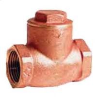 brass check valve, 3/4in.