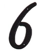 4in. House Number Black in.6in.