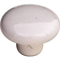 1964410 - 1-3/8 GLOSS WHT CERAMIC KNOB