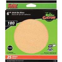 1968528 - 6IN GOLD STICK-ON DISC 180#
