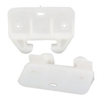 American Hardware WP-8813C Drawer Guide, 2-7/16 in L, Plastic, White - Case of 6