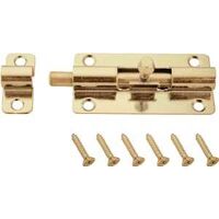 Barrel Bolt, 6in. Satin Brass
