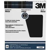9in. x 11in. emery cloth fine     