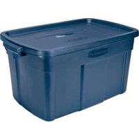 Rubbermaid Roughneck Tote, 31 Gal Blue