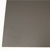 plain aluminum sheet, 1 x 2 black