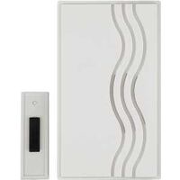 Battery Operated Weatherproof Door Chime, White