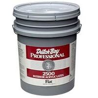 Dutch Boy Flat Interior Latex Paint, 5 Gal White