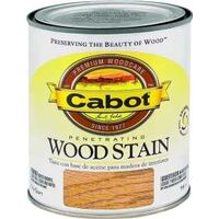 cabot oil wood stain, 1 qt brown mahogany