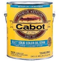 cabot ovt solid color oil stain, 1 gal dune gray