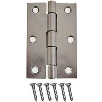 Utility Hinge, 2 1/2in. x 1 3/4in. Zinc