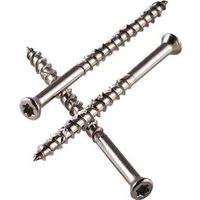 stainless steel hardwood deck screw, #10 x 3in.