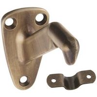 heavy duty handrail bracket, antique brass