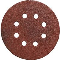 eight hole sanding disc 180 grit, 5in.