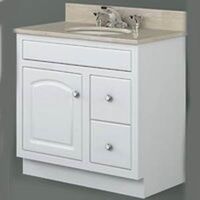 Vanity 1 Door & 2 Drawer White Rta