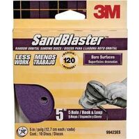 Five Hole Sanding Disc 120 Grit, 5in. 10 Pk