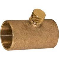 3/4in. cxc coupling cast with drain  
