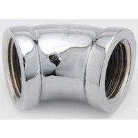 Brass Elbow, 45 Degree x 3/8" Chrome Plated