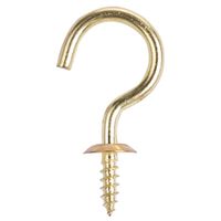 2126977 - 1-1/2IN SOLID BRASS CUP HOOK