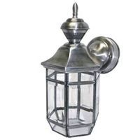 motion sensor lantern, antique silver