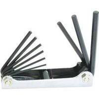 Fold Up Hex Key Set, 9 Pc